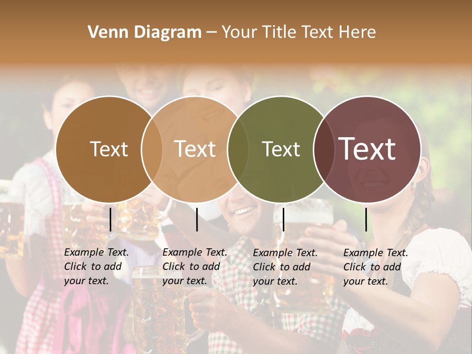 Tradition Happy Five PowerPoint Template