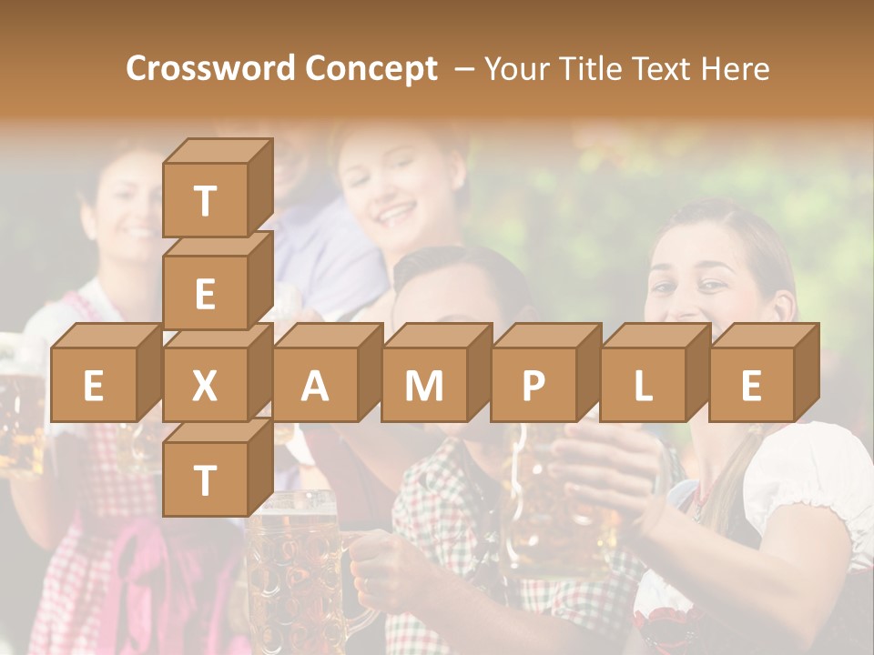 Tradition Happy Five PowerPoint Template