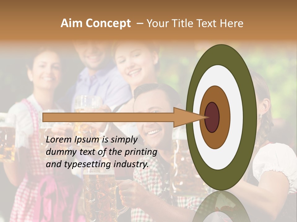 Tradition Happy Five PowerPoint Template