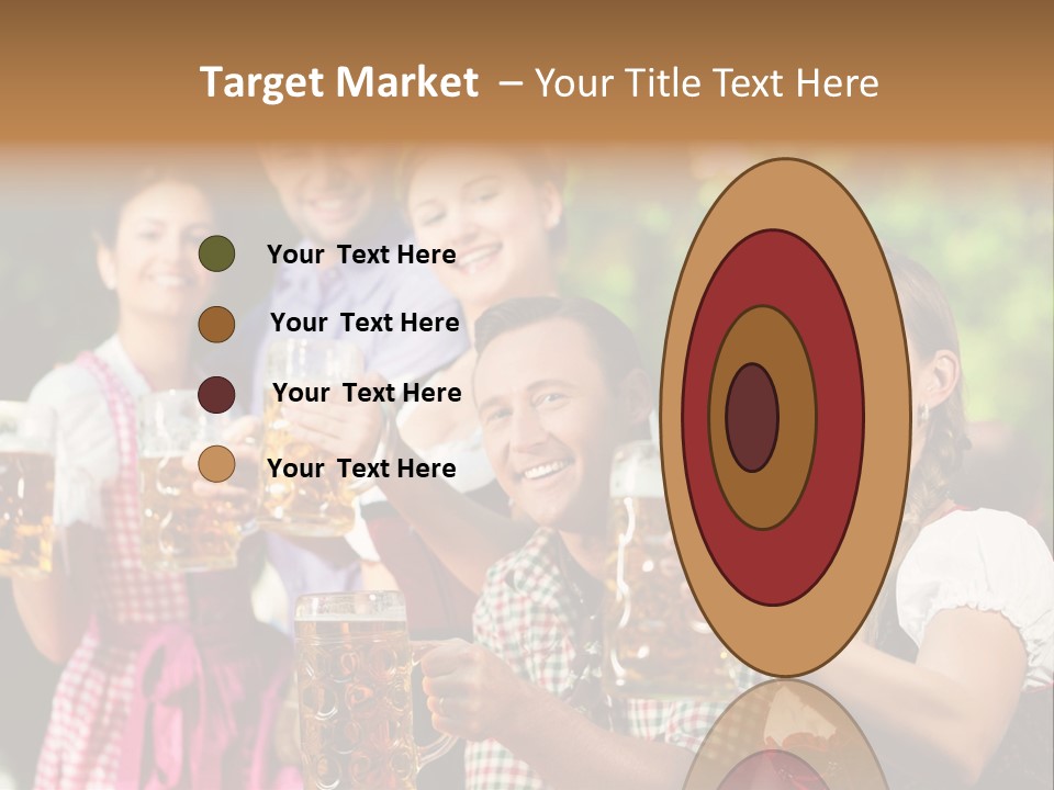 Tradition Happy Five PowerPoint Template