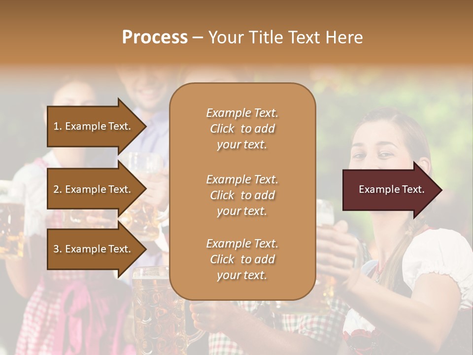 Tradition Happy Five PowerPoint Template