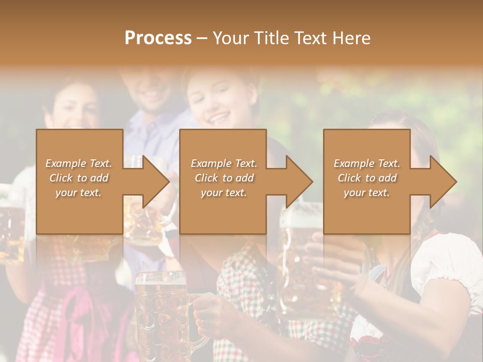 Tradition Happy Five PowerPoint Template