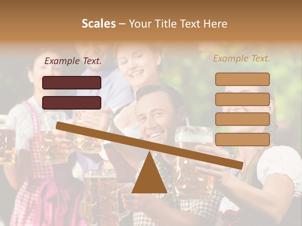 Tradition Happy Five PowerPoint Template