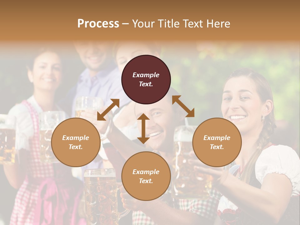 Tradition Happy Five PowerPoint Template