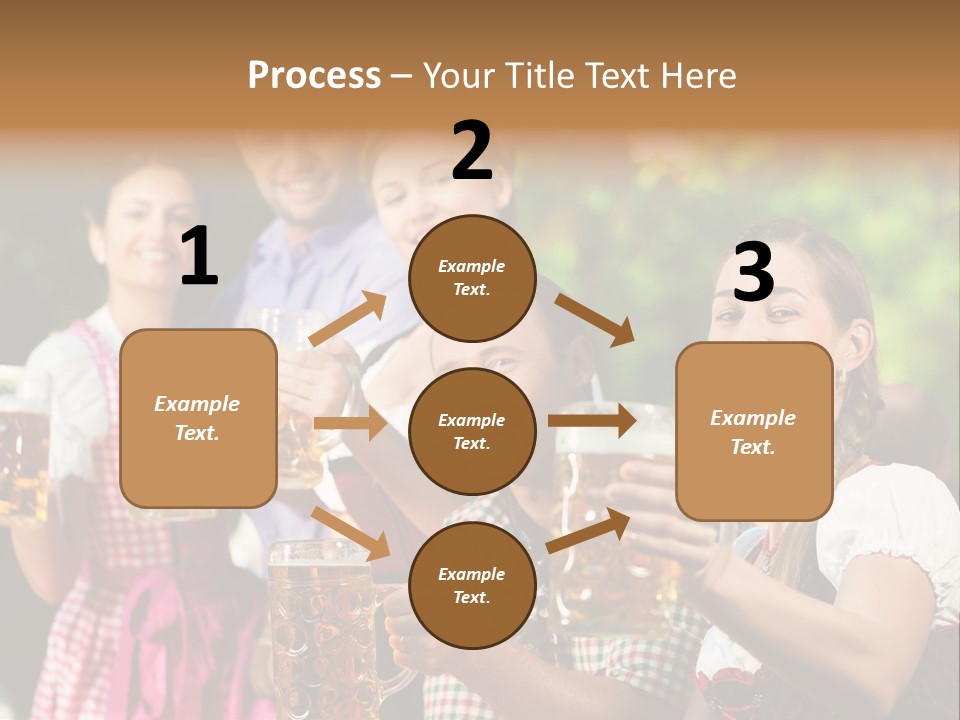 Tradition Happy Five PowerPoint Template
