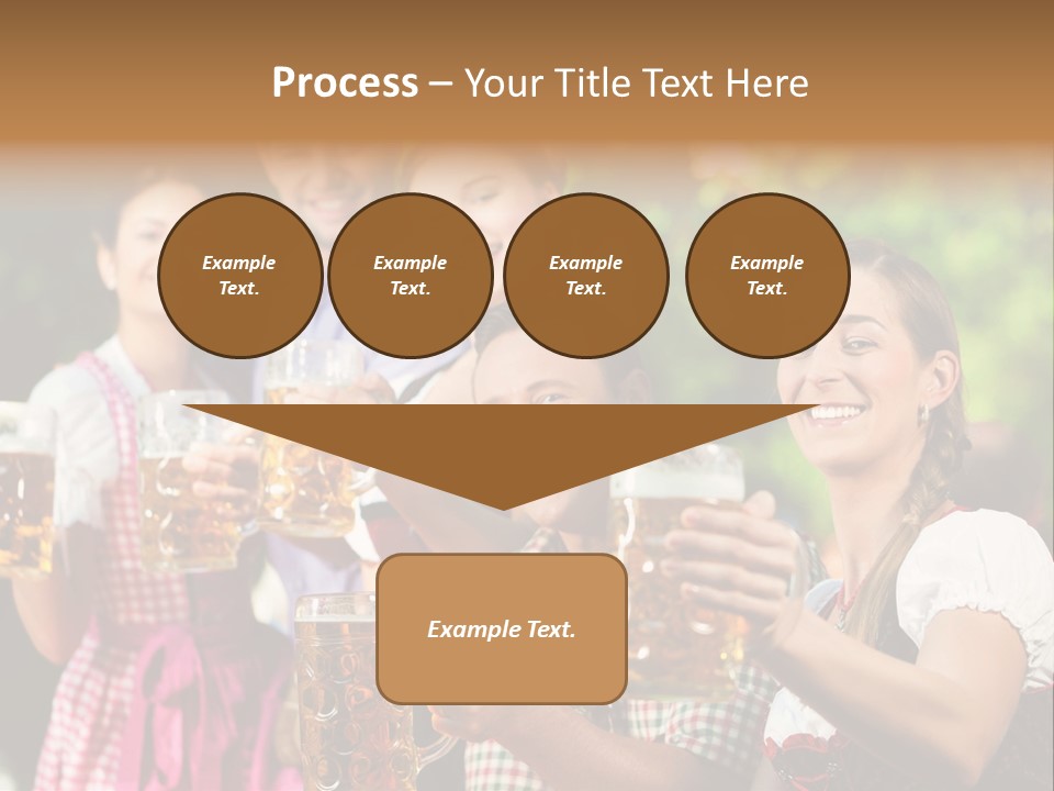 Tradition Happy Five PowerPoint Template