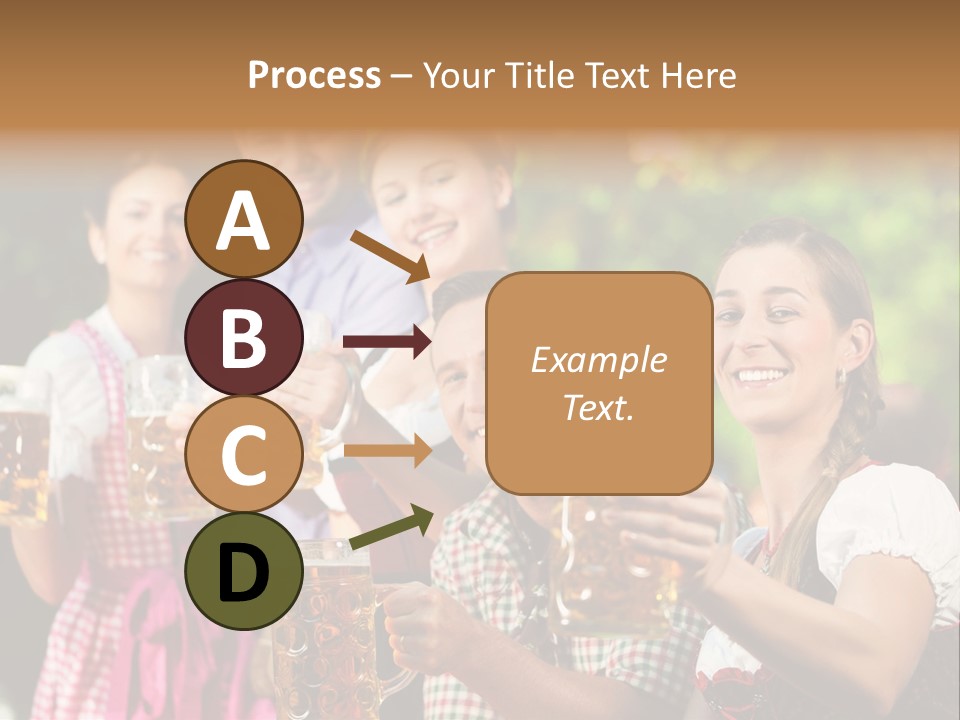 Tradition Happy Five PowerPoint Template