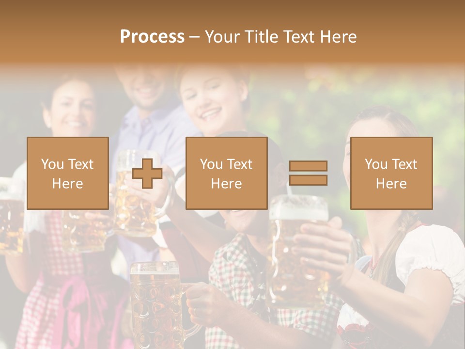 Tradition Happy Five PowerPoint Template