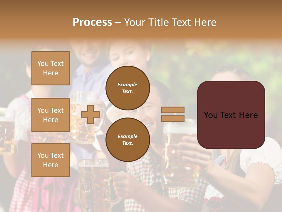 Tradition Happy Five PowerPoint Template