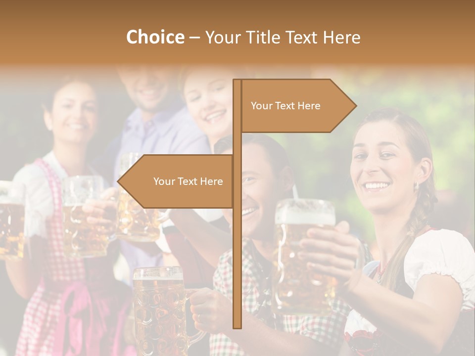 Tradition Happy Five PowerPoint Template