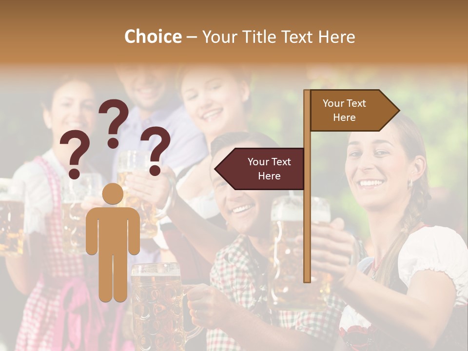 Tradition Happy Five PowerPoint Template