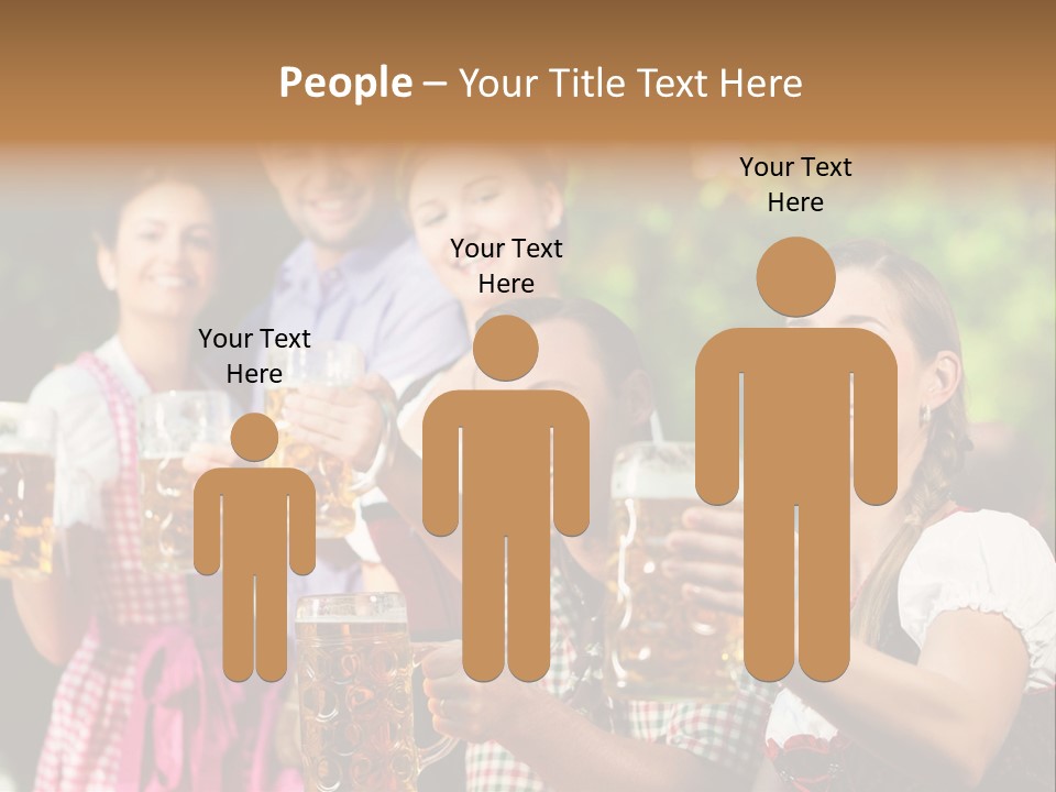 Tradition Happy Five PowerPoint Template