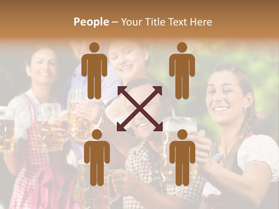 Tradition Happy Five PowerPoint Template