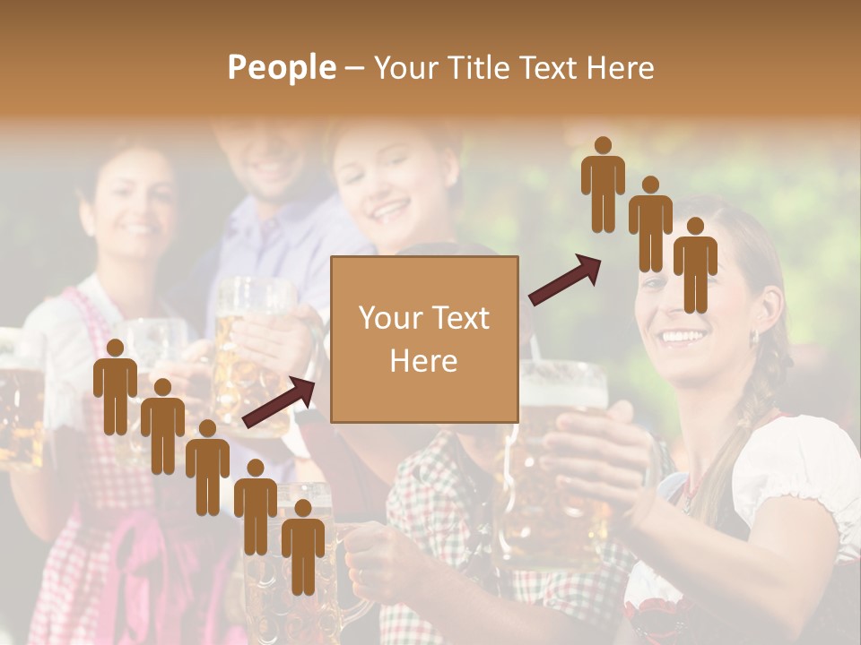 Tradition Happy Five PowerPoint Template