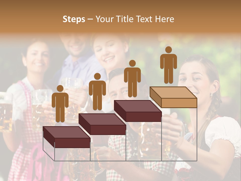 Tradition Happy Five PowerPoint Template