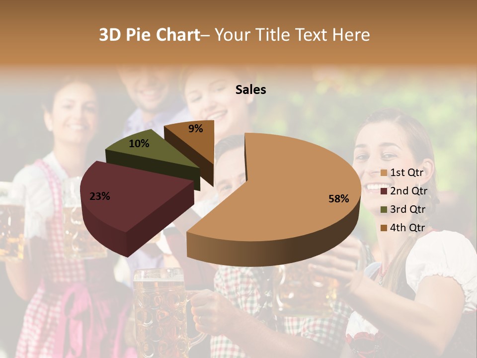 Tradition Happy Five PowerPoint Template