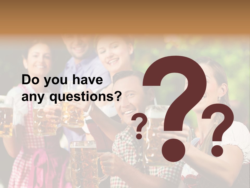 Tradition Happy Five PowerPoint Template