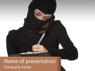 Crime Call Steal PowerPoint Template