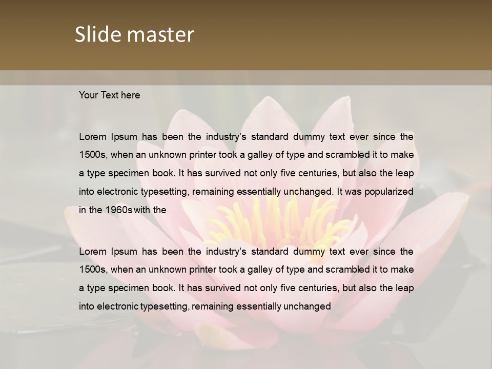 Close Aquatic Color PowerPoint Template