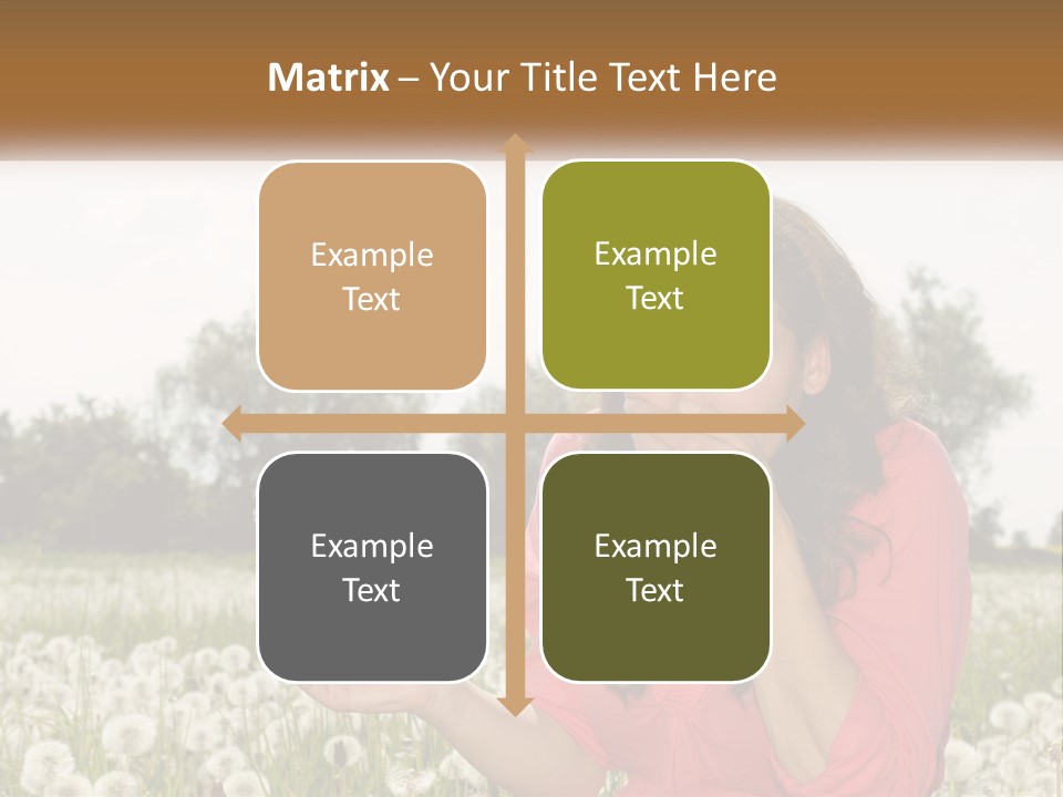 Attractive Pollen Spring PowerPoint Template