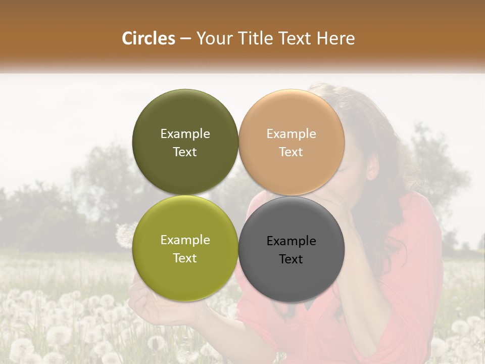 Attractive Pollen Spring PowerPoint Template