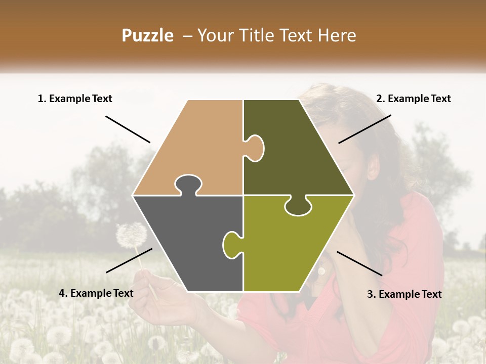 Attractive Pollen Spring PowerPoint Template