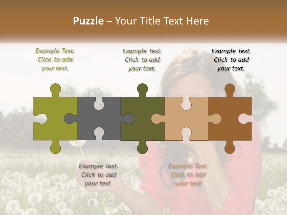 Attractive Pollen Spring PowerPoint Template