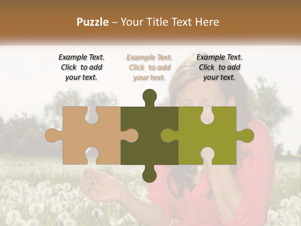 Attractive Pollen Spring PowerPoint Template