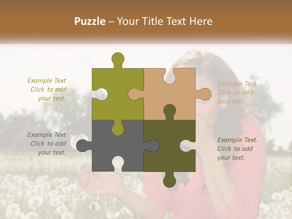 Attractive Pollen Spring PowerPoint Template