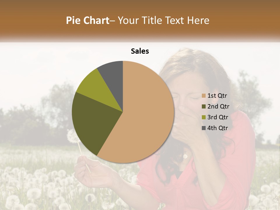 Attractive Pollen Spring PowerPoint Template