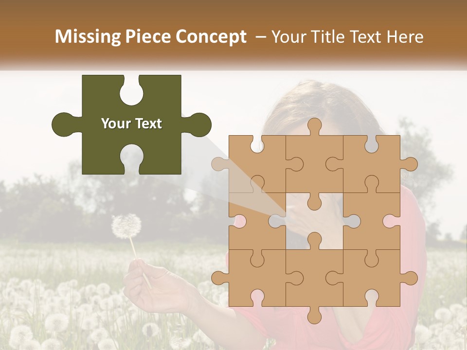 Attractive Pollen Spring PowerPoint Template