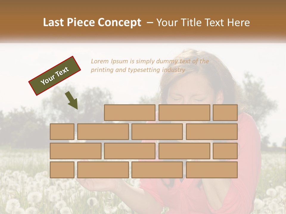 Attractive Pollen Spring PowerPoint Template