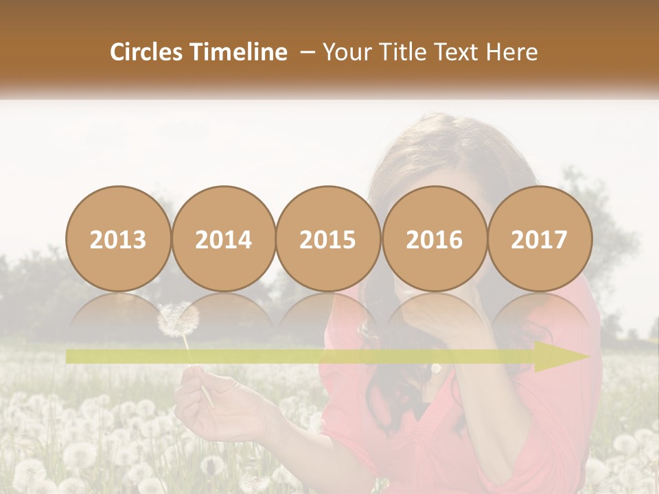 Attractive Pollen Spring PowerPoint Template