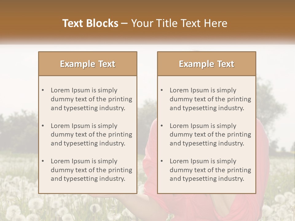 Attractive Pollen Spring PowerPoint Template