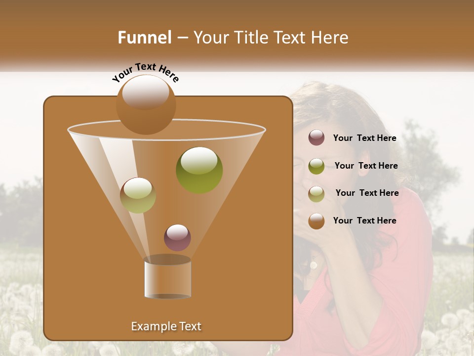 Attractive Pollen Spring PowerPoint Template