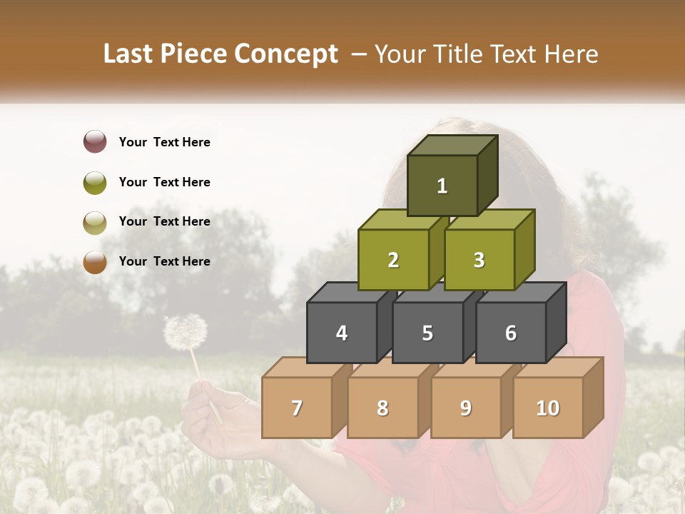 Attractive Pollen Spring PowerPoint Template