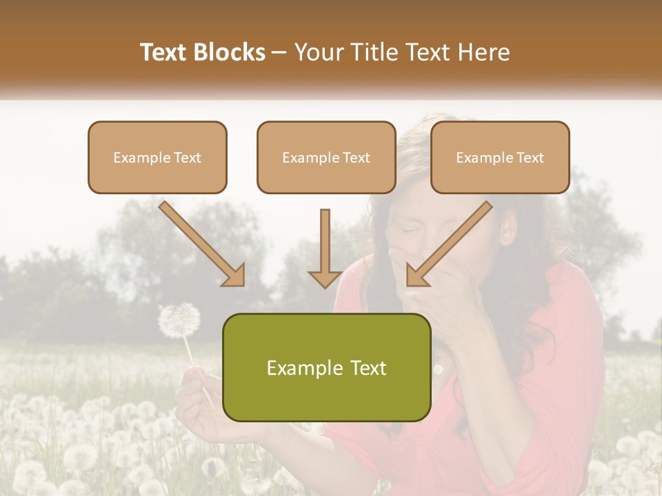 Attractive Pollen Spring PowerPoint Template