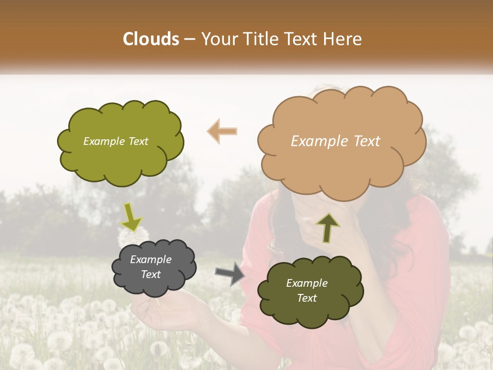 Attractive Pollen Spring PowerPoint Template