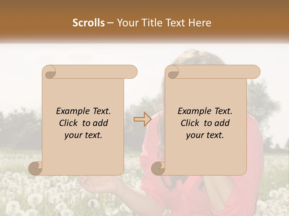 Attractive Pollen Spring PowerPoint Template