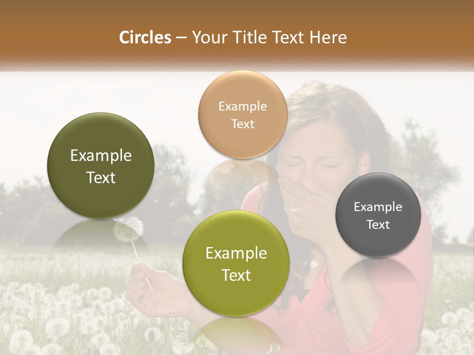 Attractive Pollen Spring PowerPoint Template