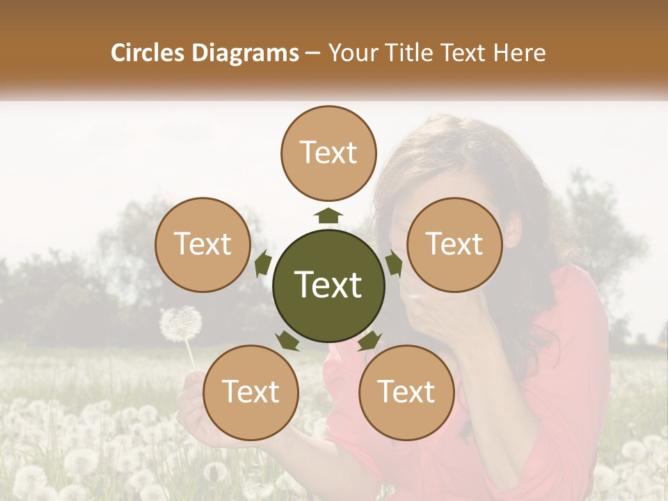 Attractive Pollen Spring PowerPoint Template