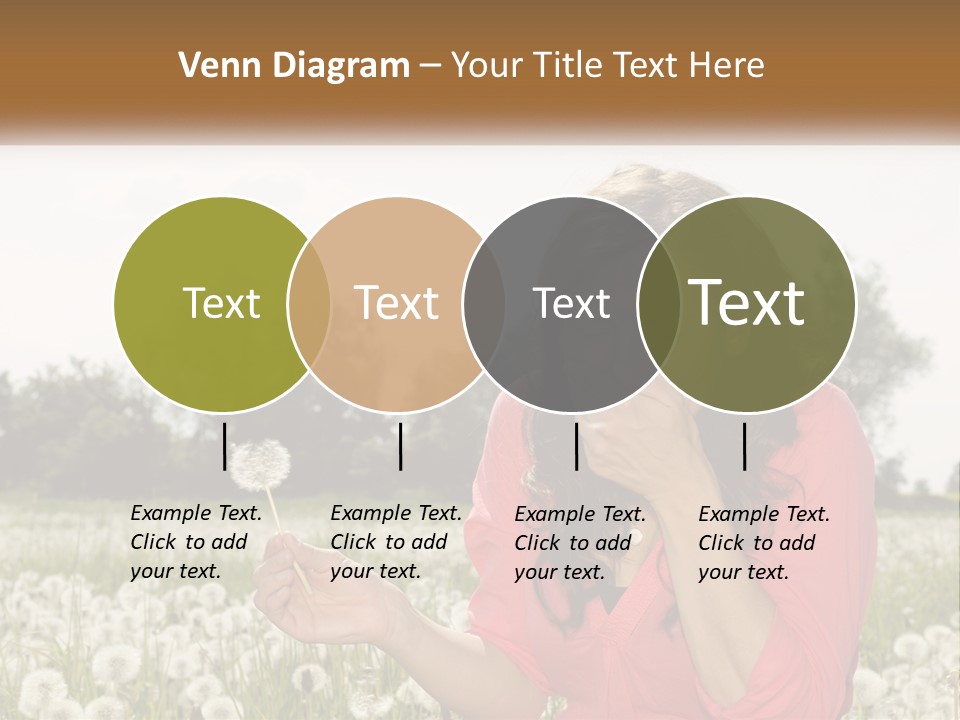 Attractive Pollen Spring PowerPoint Template