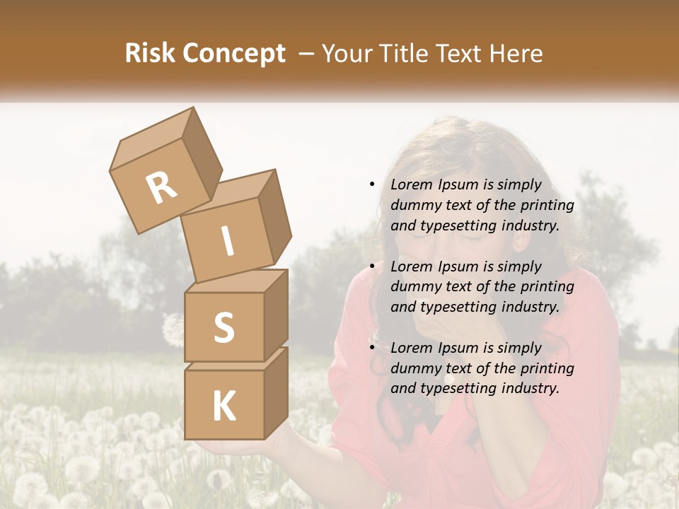 Attractive Pollen Spring PowerPoint Template