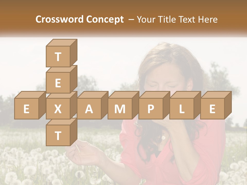 Attractive Pollen Spring PowerPoint Template