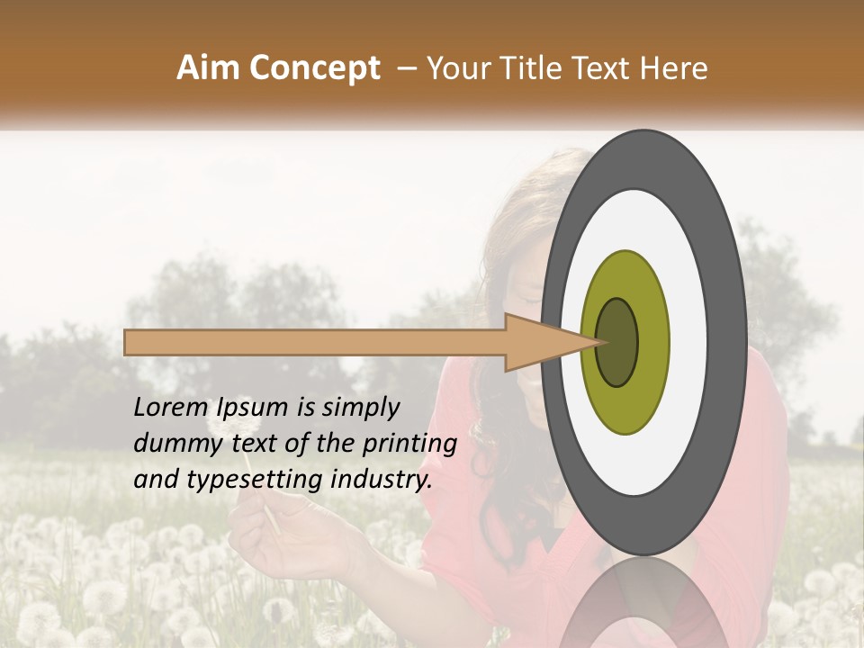 Attractive Pollen Spring PowerPoint Template