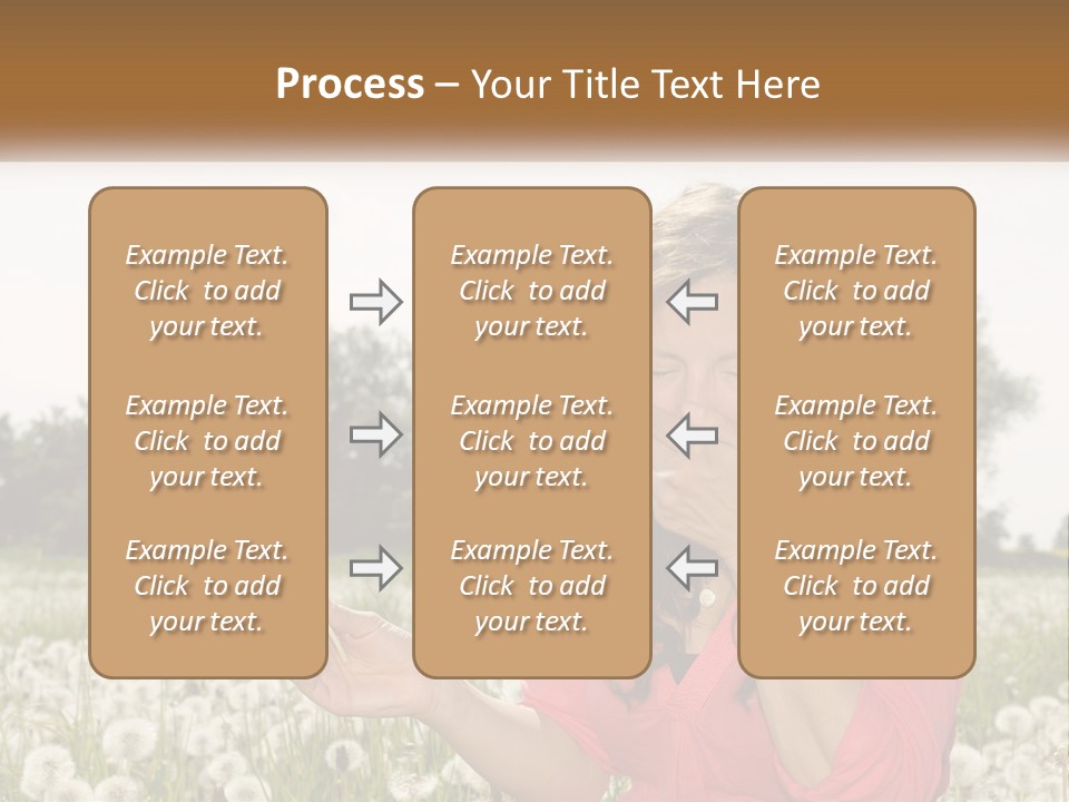 Attractive Pollen Spring PowerPoint Template