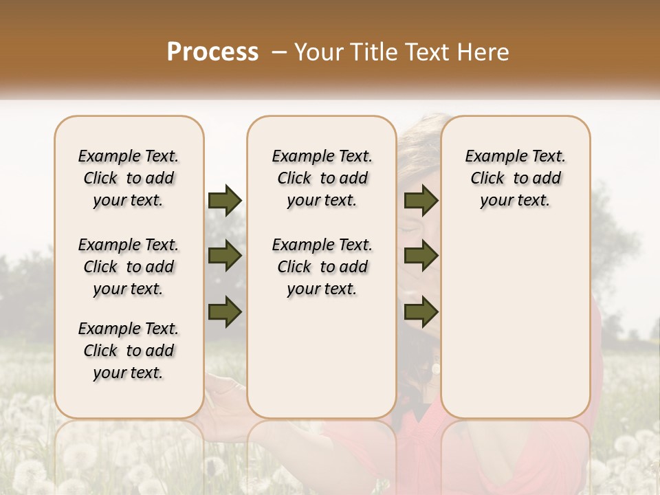 Attractive Pollen Spring PowerPoint Template