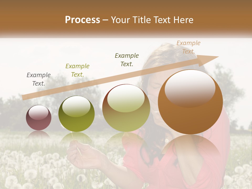 Attractive Pollen Spring PowerPoint Template