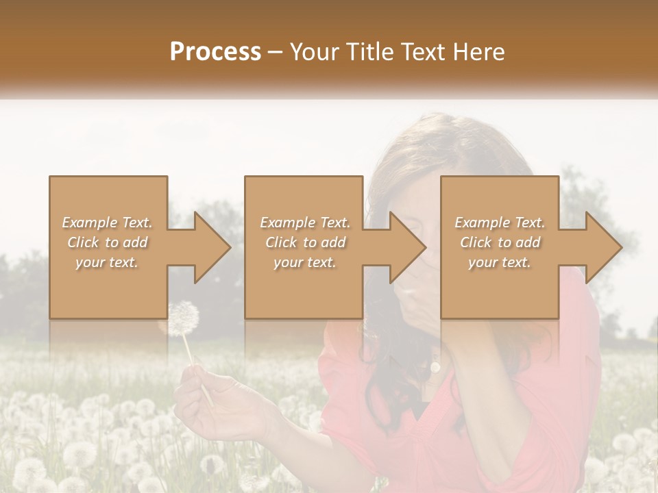 Attractive Pollen Spring PowerPoint Template