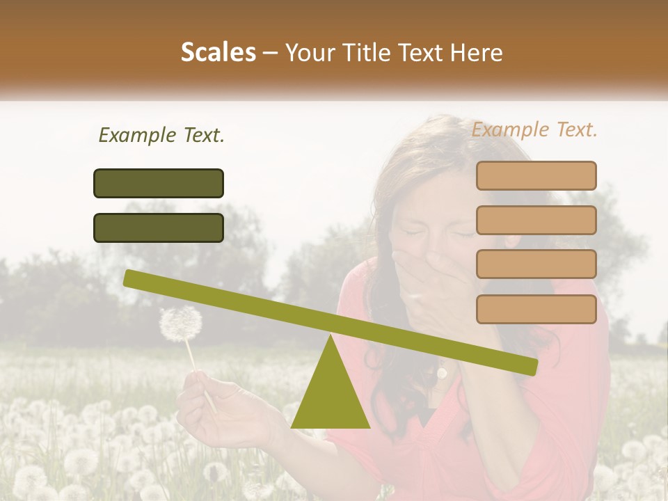 Attractive Pollen Spring PowerPoint Template